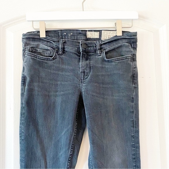 ALLSAINTS Black Pipe Slim Fit Jeans Low Rise - Picture 4 of 9